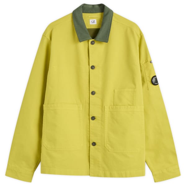 

Рубашка с двойным атласным покрытием C.P. Company, зеленый sheen