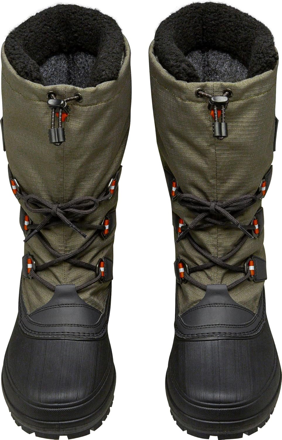 Мужские зимние ботинки Helly-Hansen Arctic Patrol - утепленные, водонепроницаемые, прочные снежные ботинки для экстремально холодной погоды, черный/зеленый — фото 2