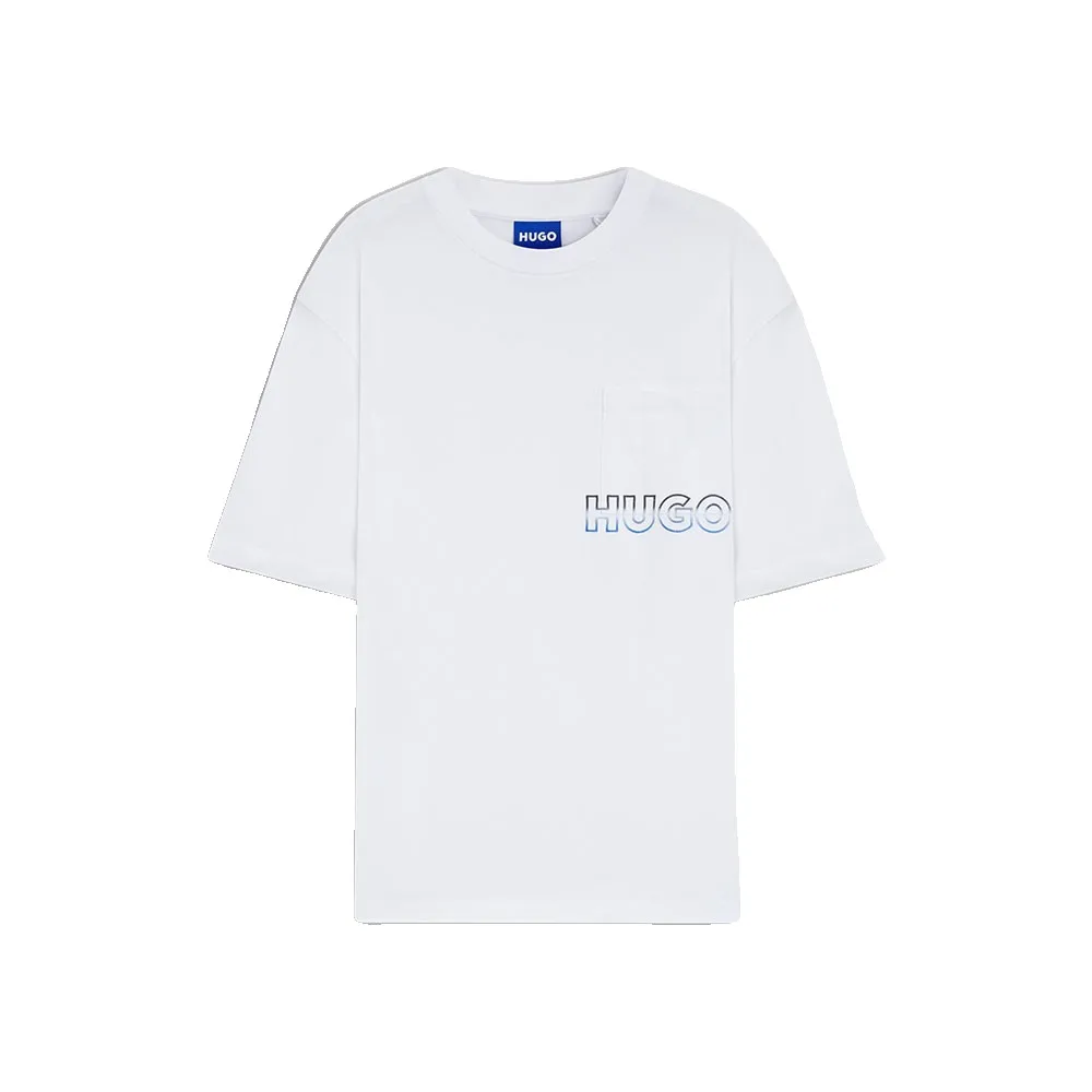 

Футболка с коротким рукавом HUGO Nogoste 10272987 BLUE, белый