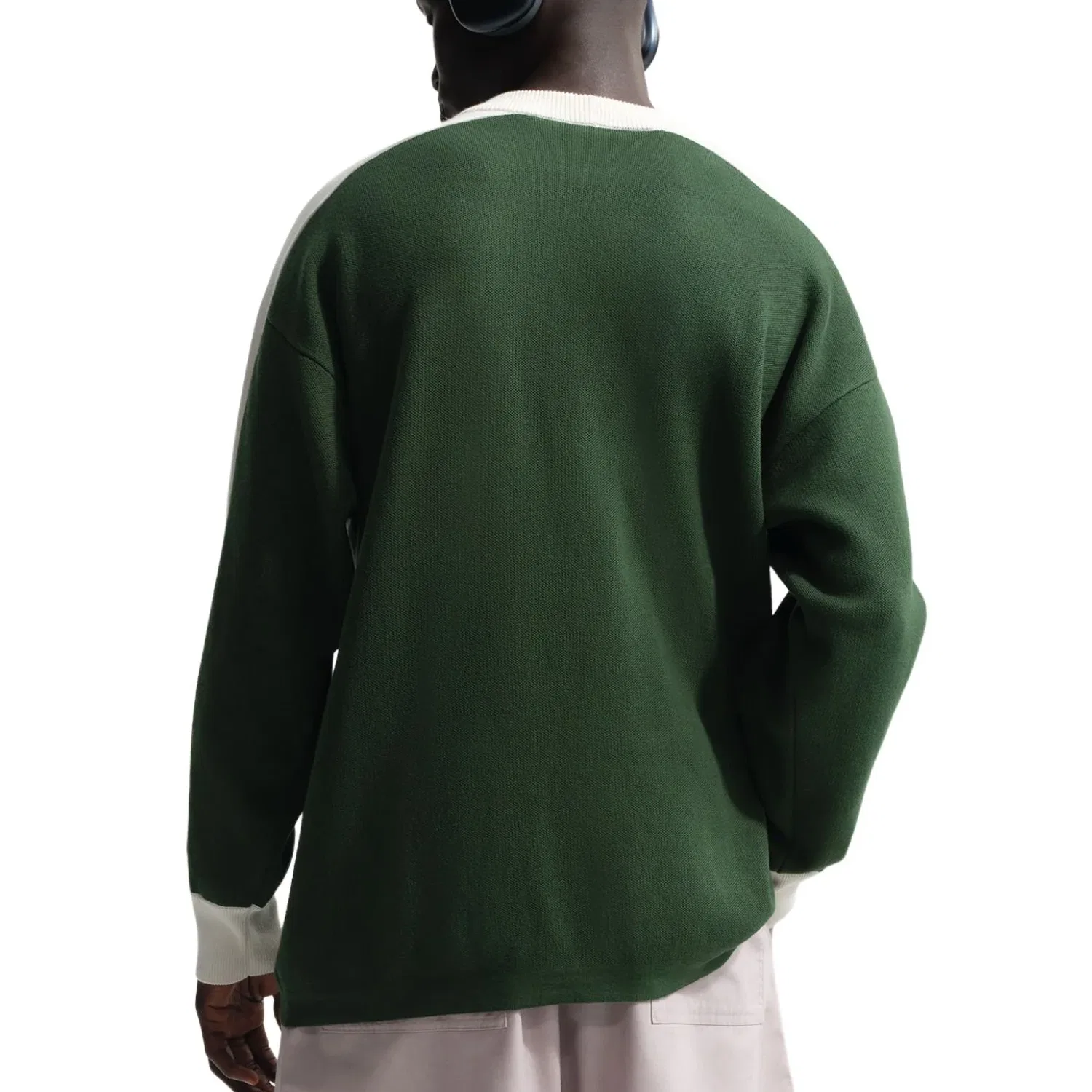 Свитер Nike Sportswear Club Jersey Sweater 'Fir Sail' II1196-323, зеленый — фото 2