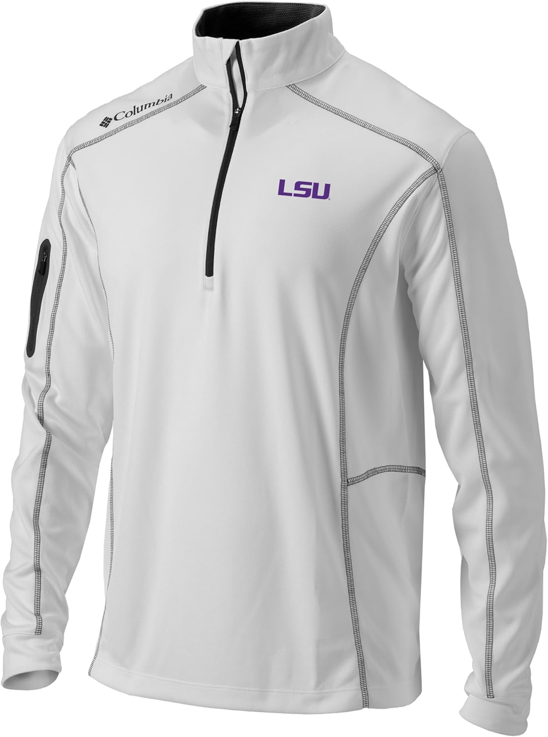 

Толстовка Columbia Louisiana State Univ Golf Men's Shotgun 1/4 Zip, White, Белый, Толстовка Columbia Louisiana State Univ Golf Men's Shotgun 1/4 Zip, White