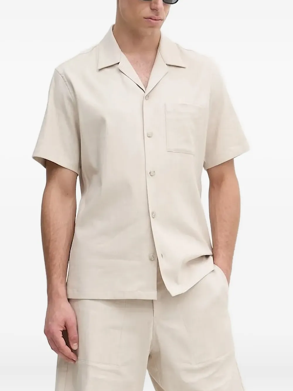 

Рубашка с короткими рукавами и воротником Iceberg, нейтральный