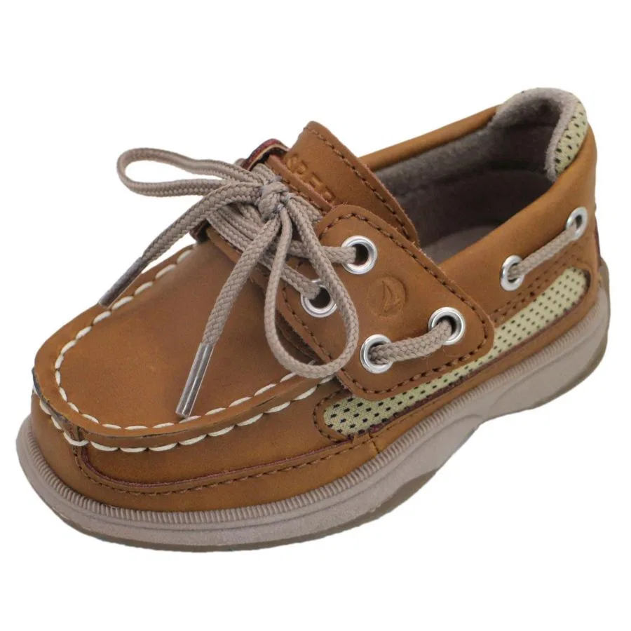 Детские мокасины с ремешком и стелькой из пеноматериала с эффектом памяти Sperry, каштановый