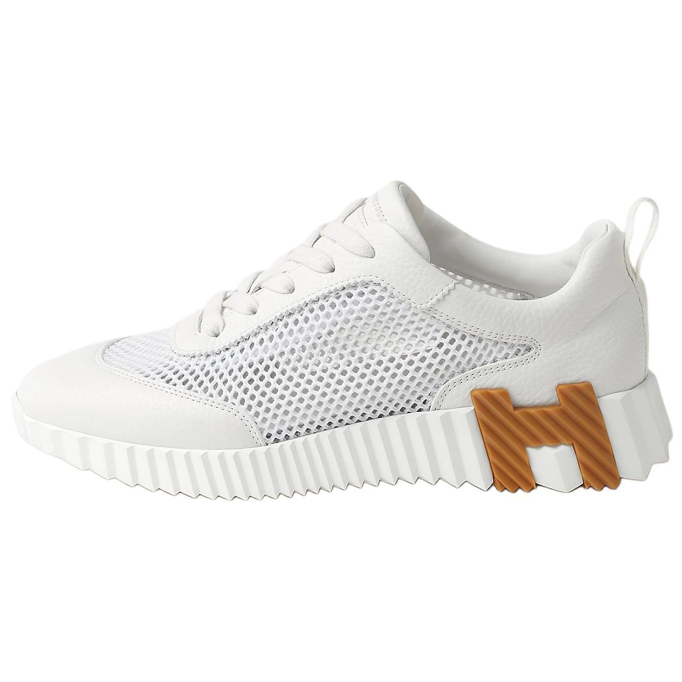 HERMES Кроссовки Bouncing Low-Top, женские, белые