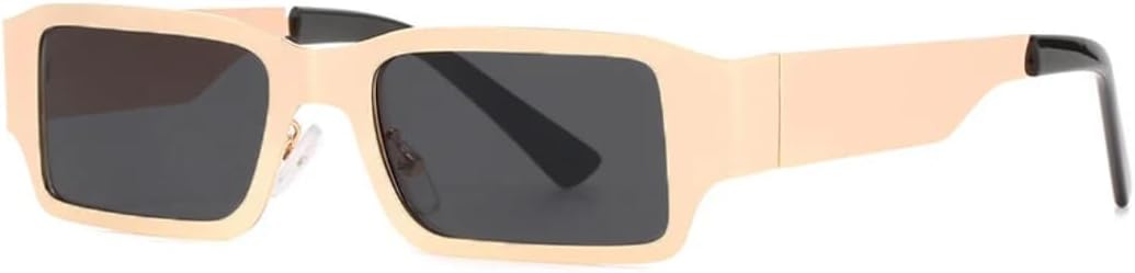 

Солнцезащитные очки с защитой UV400 | Металлические градиентные линзы в стиле панк | для женщин и мужчин, для занятий спортом на открытом воздухе и вождения DSVIGF, C5