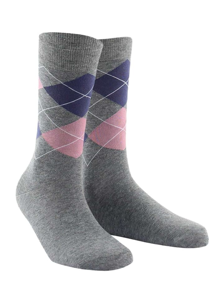

Носки Wilox Baumwoll ARGYLE 2er Pack, серый