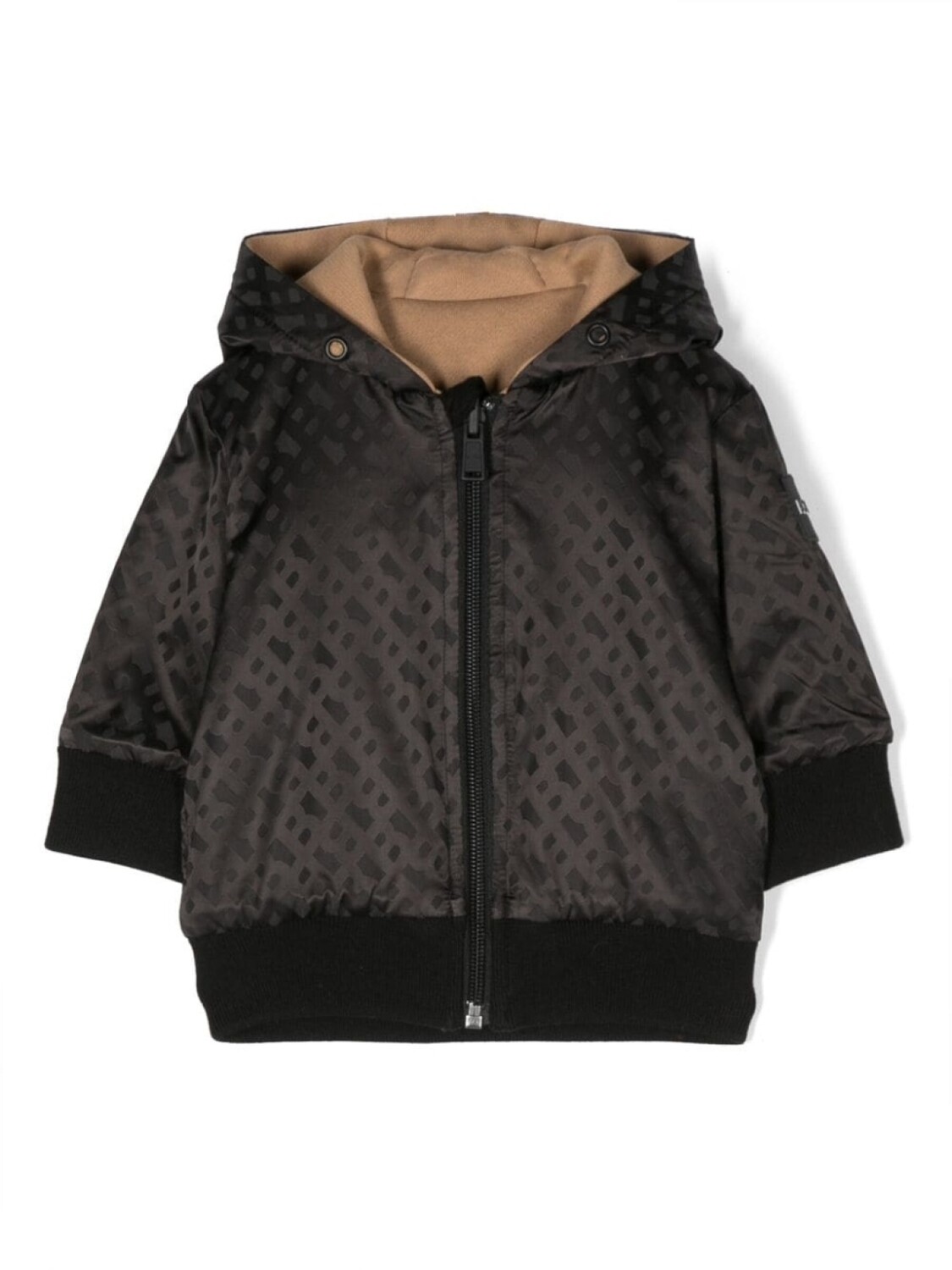 

BOSS Kidswear двусторонняя толстовка с капюшоном, черный