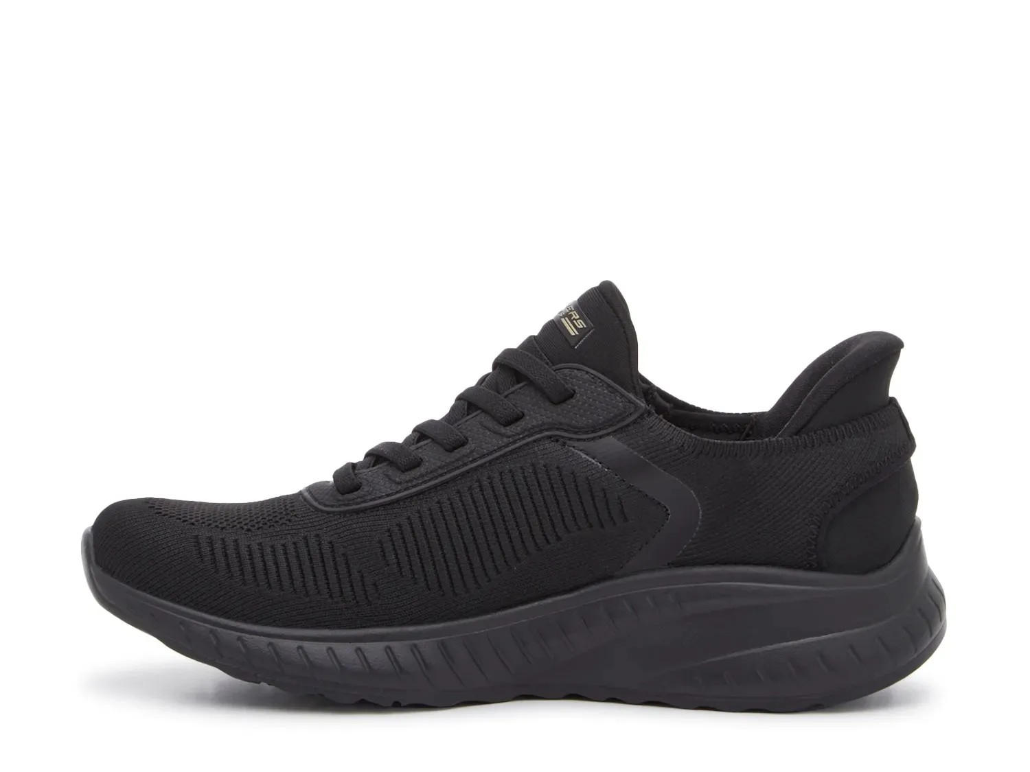 Кроссовки Skechers Hands Free: кроссовки BOBS Sport Squad Chaos Slip-On — женские, черные — фото 3