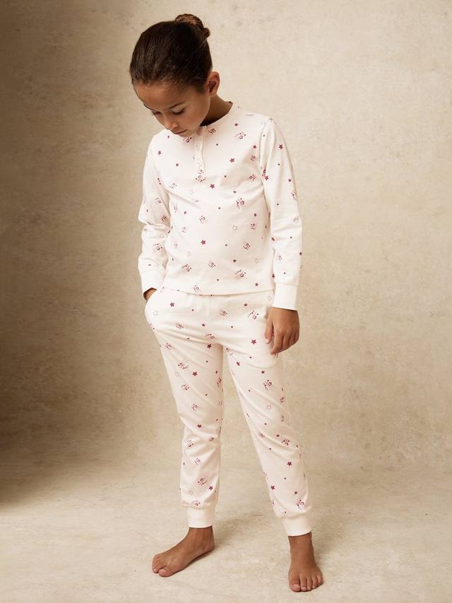 

Детский комплект пижамы Tess Pure Cotton с длинными рукавами Reiss, Ivory