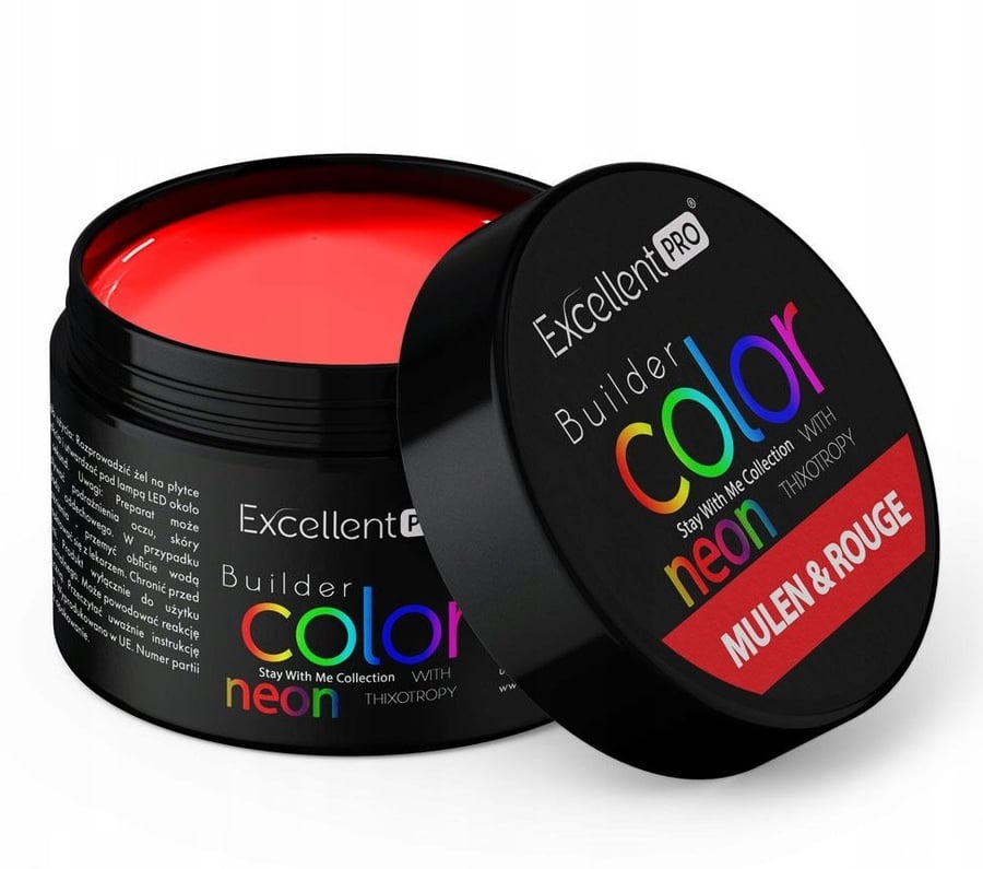 

Excellent Pro Builder Gel Neon Red Mulen & Rouge 30 г