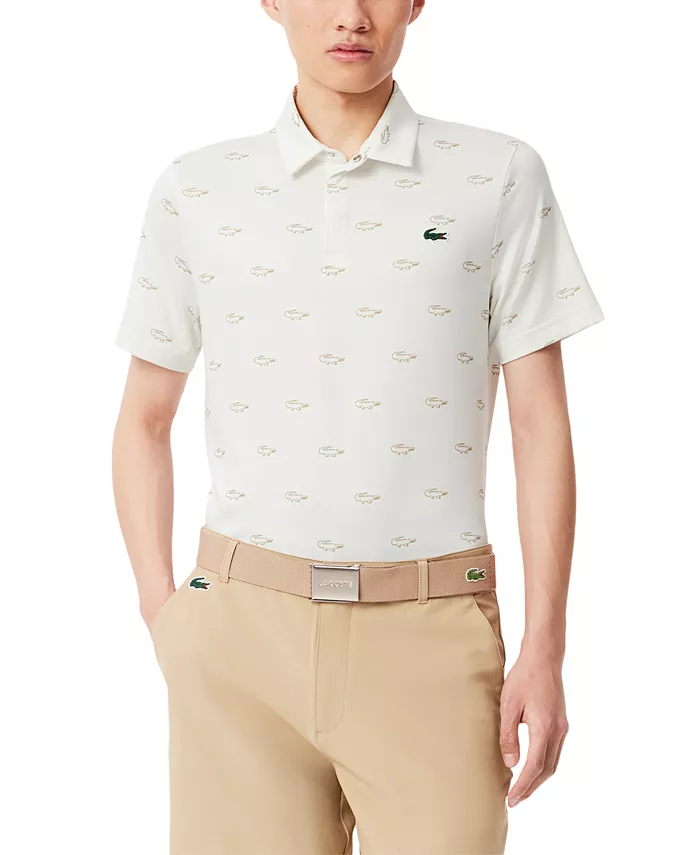 

Мужская классическая поло для гольфа Performance Lacoste, белый