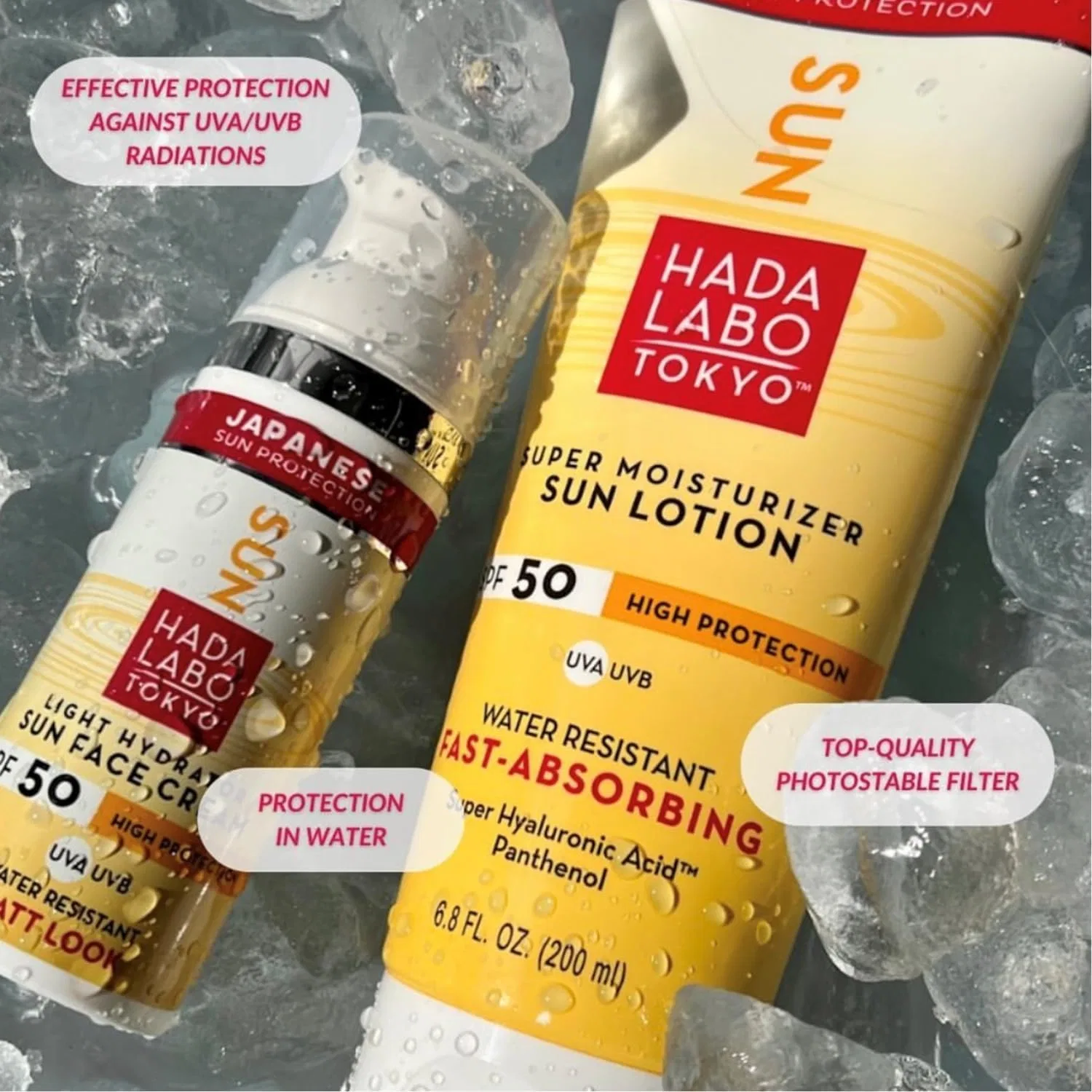 Солнцезащитный лосьон для тела SPF 50 от Hada Labo Tokyo Hada Labo Tokyo — фото 2