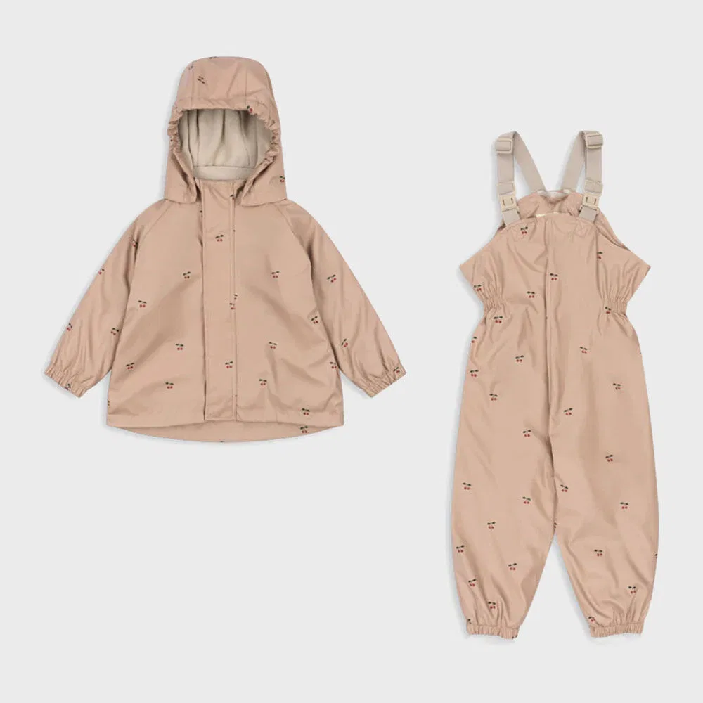 Детский комплект дождевика Cherry Rain Jacket & Pants от Konges Sloejd