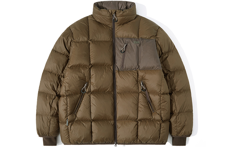 

Куртка Nothomme Contrast Color Down, хаки/коричневый