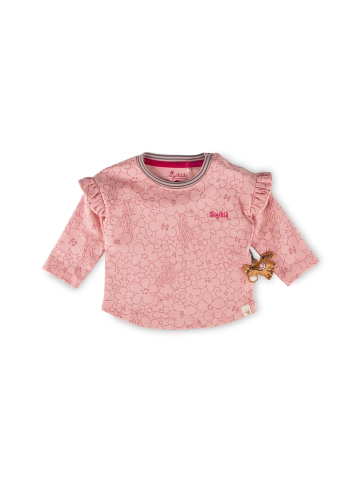 

Рубашка с длинным рукавом Sigikid, розовый