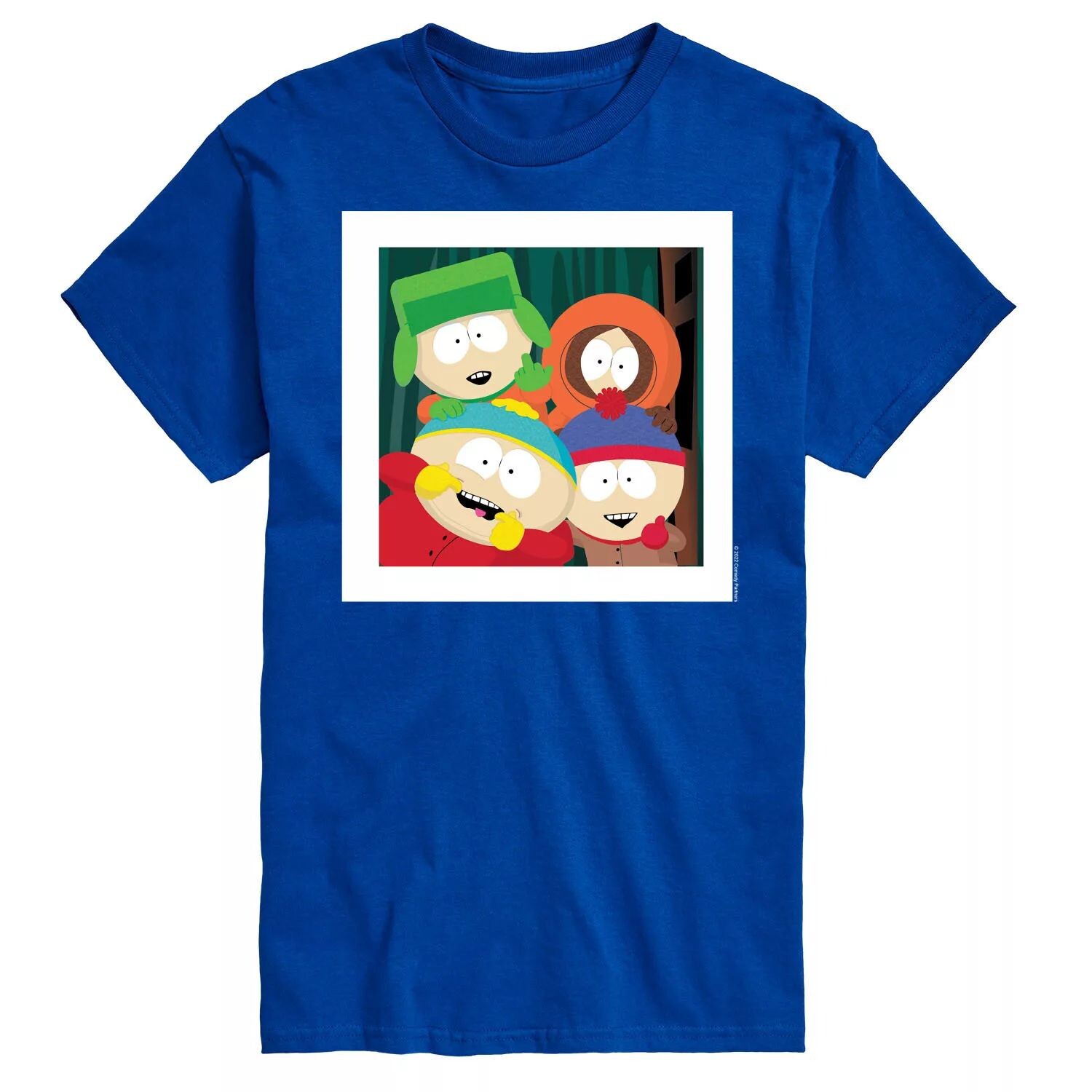 

Футболка с фотографией Big & Tall South Park Friends, Blue License, синий