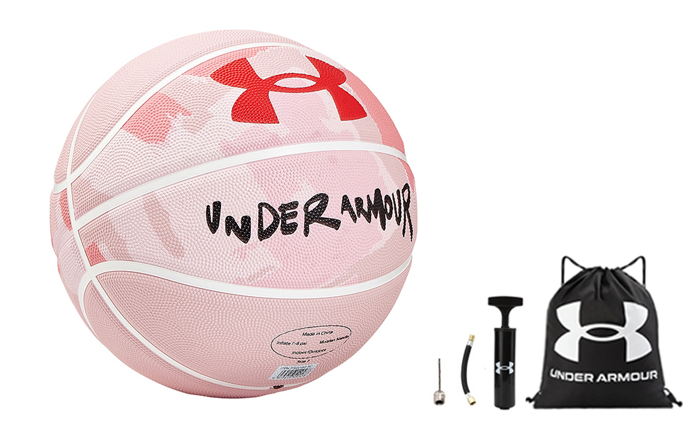 

Under Armour Баскетбольный мяч China Rubber Basketball Sky Pink Size 7 Training Competition Unisex