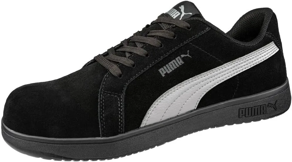 Мужские кроссовки Puma Iconic Suede Low Eh, черный/серый — фото 4