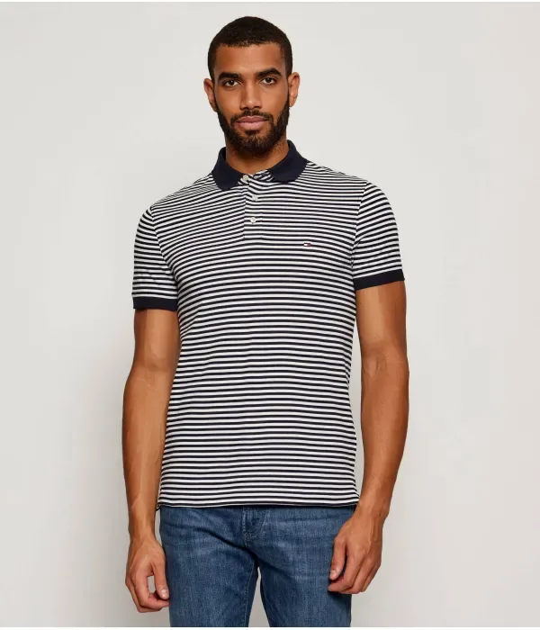 Поло THE 1985 slim fit Tommy Hilfiger, темно-синий