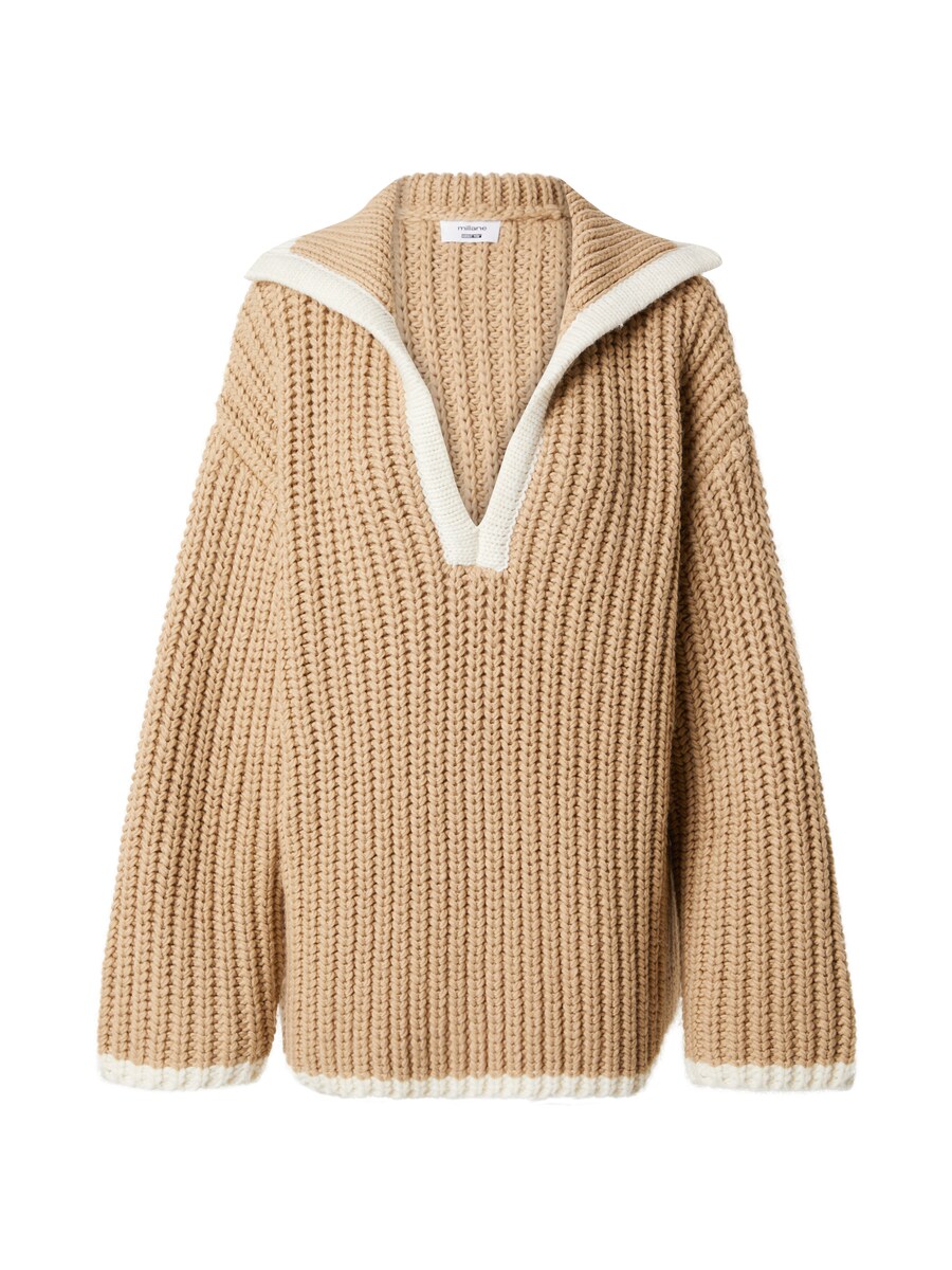 

Тонкий вязаный свитер millane Sweater, светло-коричневый