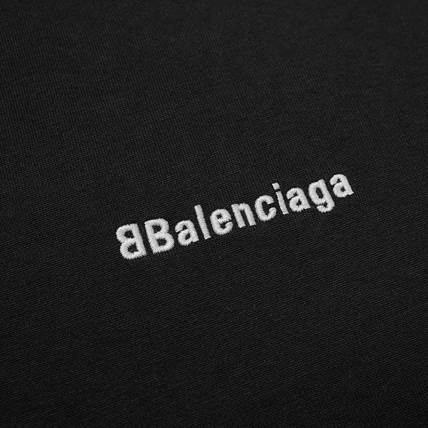Футболка Balenciaga Corporate с логотипом, черный/белый — фото 3