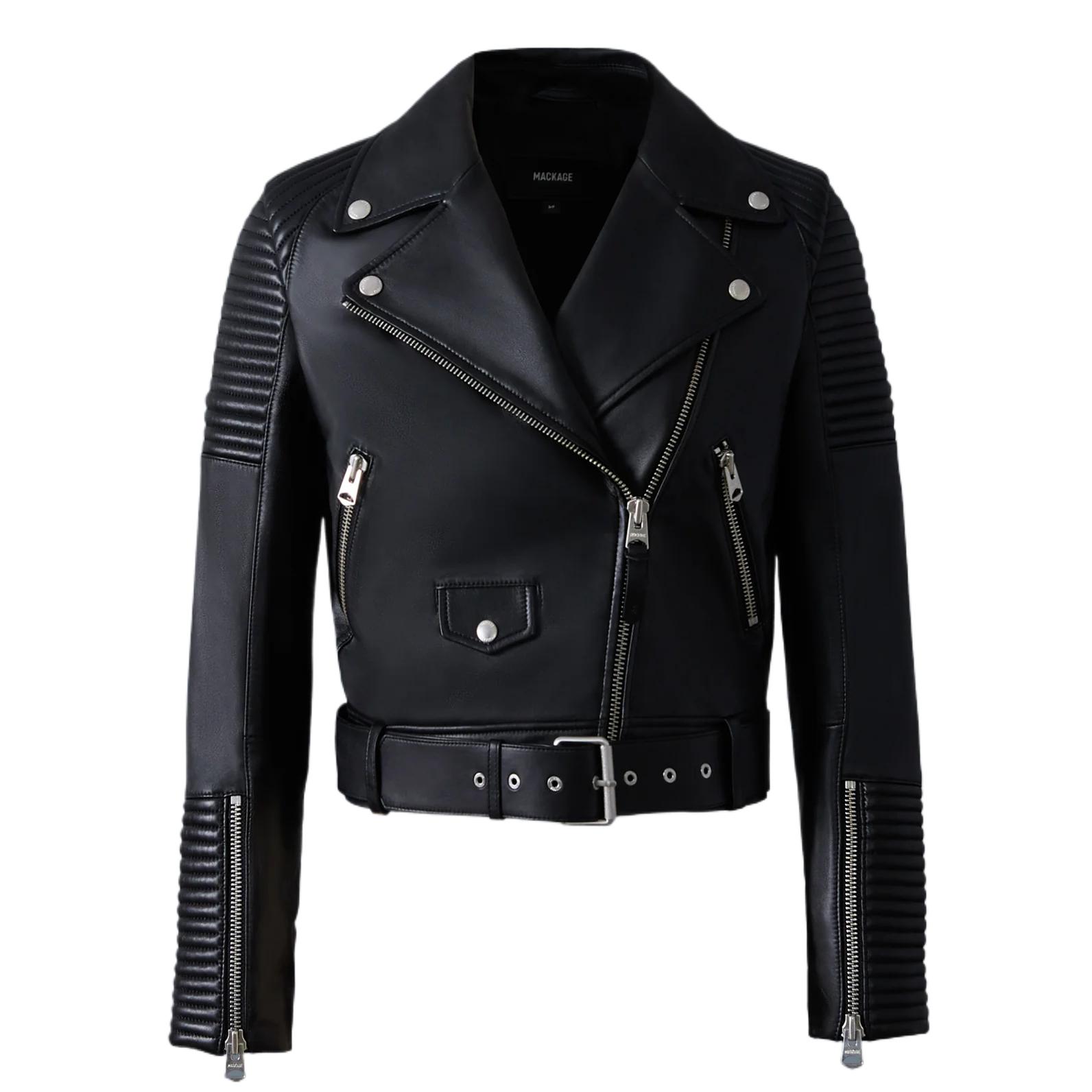 

Кожаная куртка MASINA для женщин MACKAGE, черный