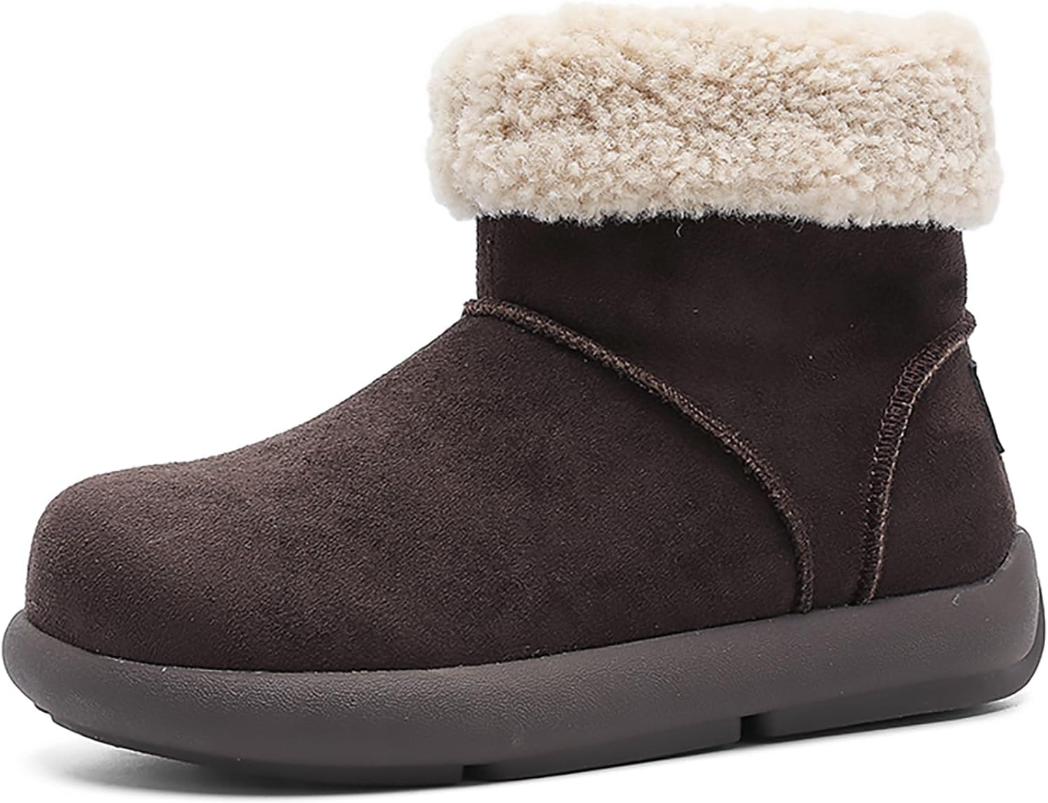 

Мужские зимние ботинки с меховой подкладкой Bwseobg, коричневый