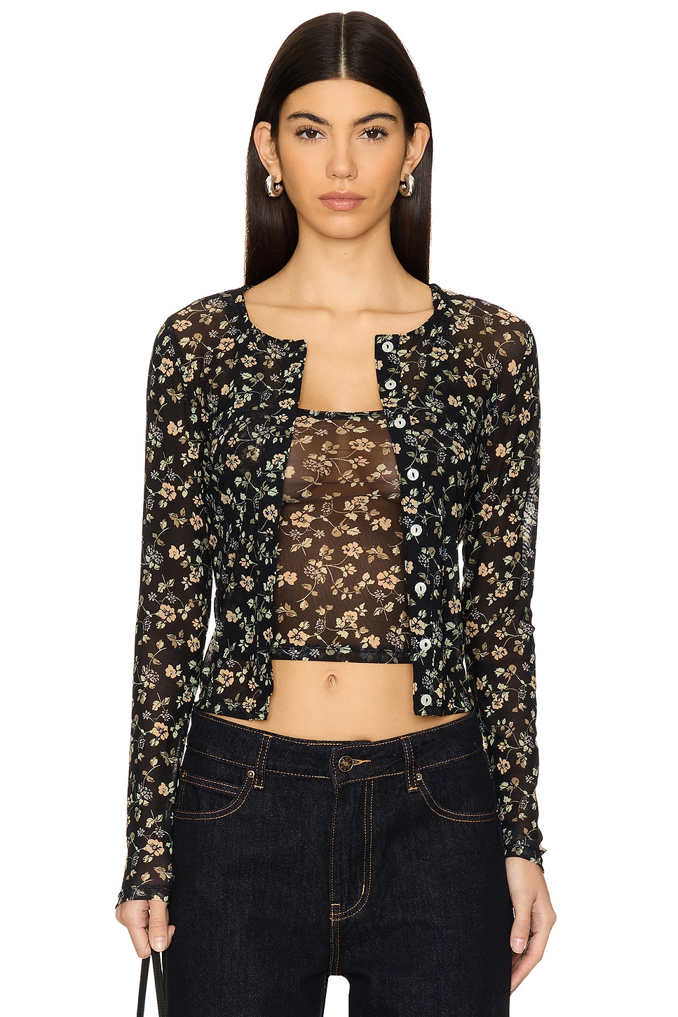 

Комплект "Twosie for one top set" от Free People, black combo
