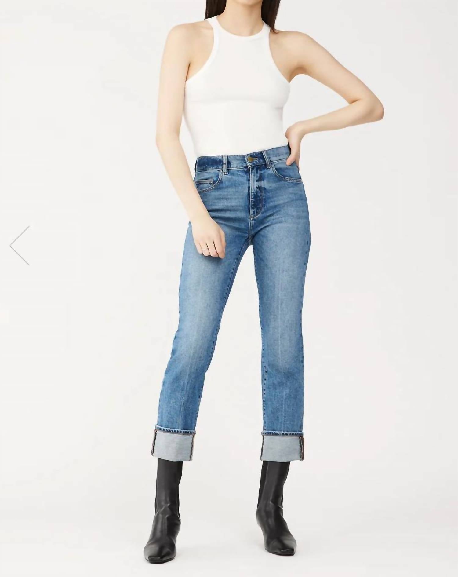 

Прямые джинсы Patti в синем цвете DL1961 - Women's