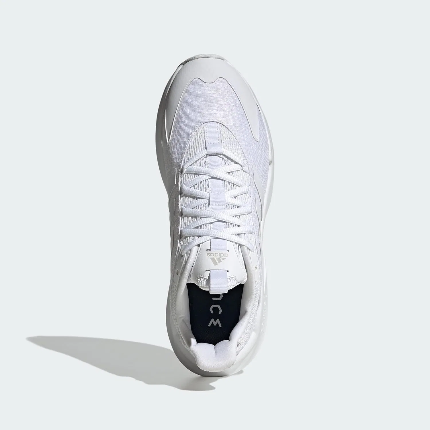 Мужские кроссовки Adidas Alphaedge + для бега, Cloud White Cloud White Grey One — фото 3