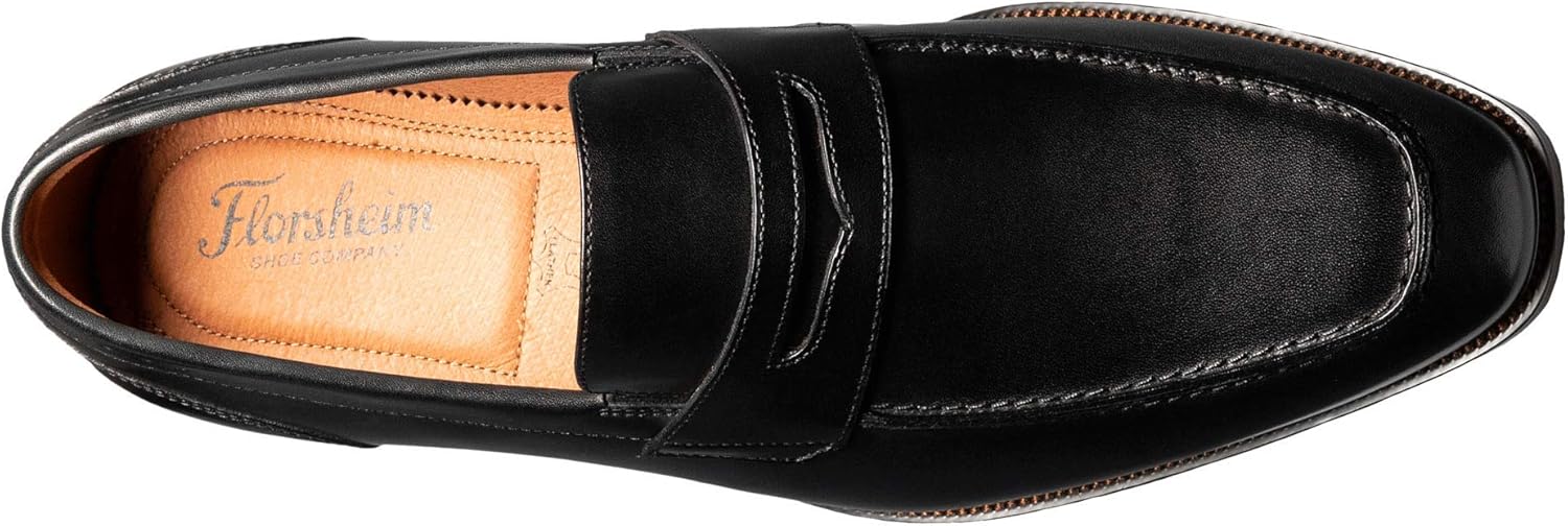 Мужские слипоны Florsheim Sorrento Moc Toe Penny Loafer, черный — фото 2