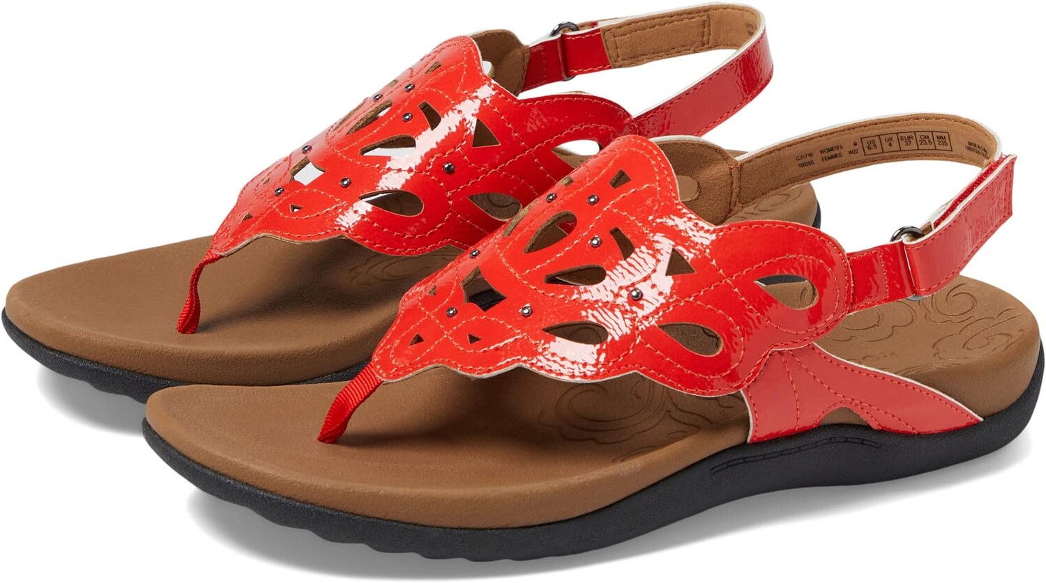 

Сандалии на плоской подошве Ridge Sling Rockport, цвет Red Synthetic