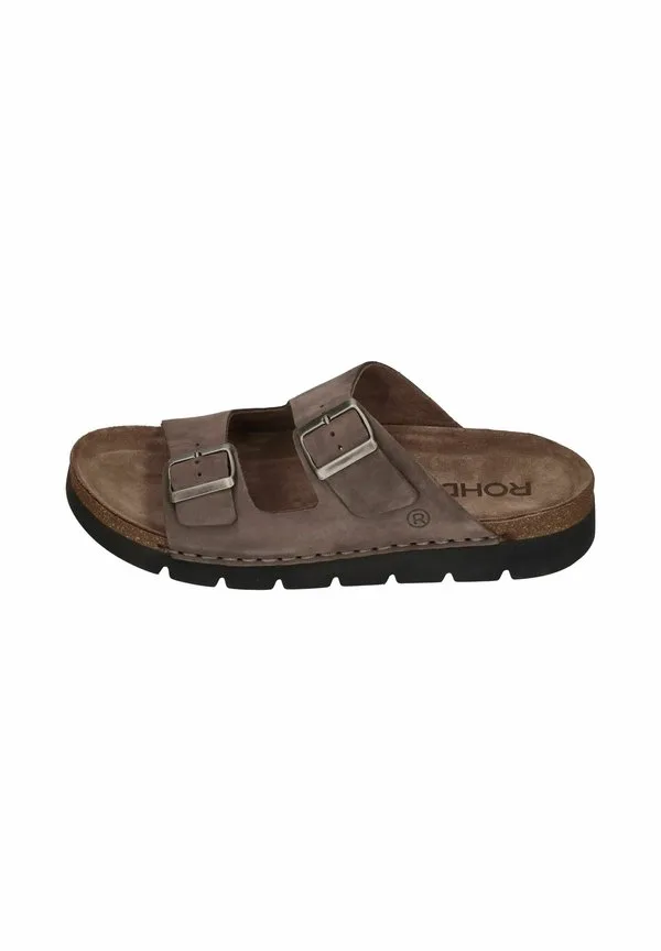 Мюли rohde herren pantoletten san marino 670371 Rohde, Espresso