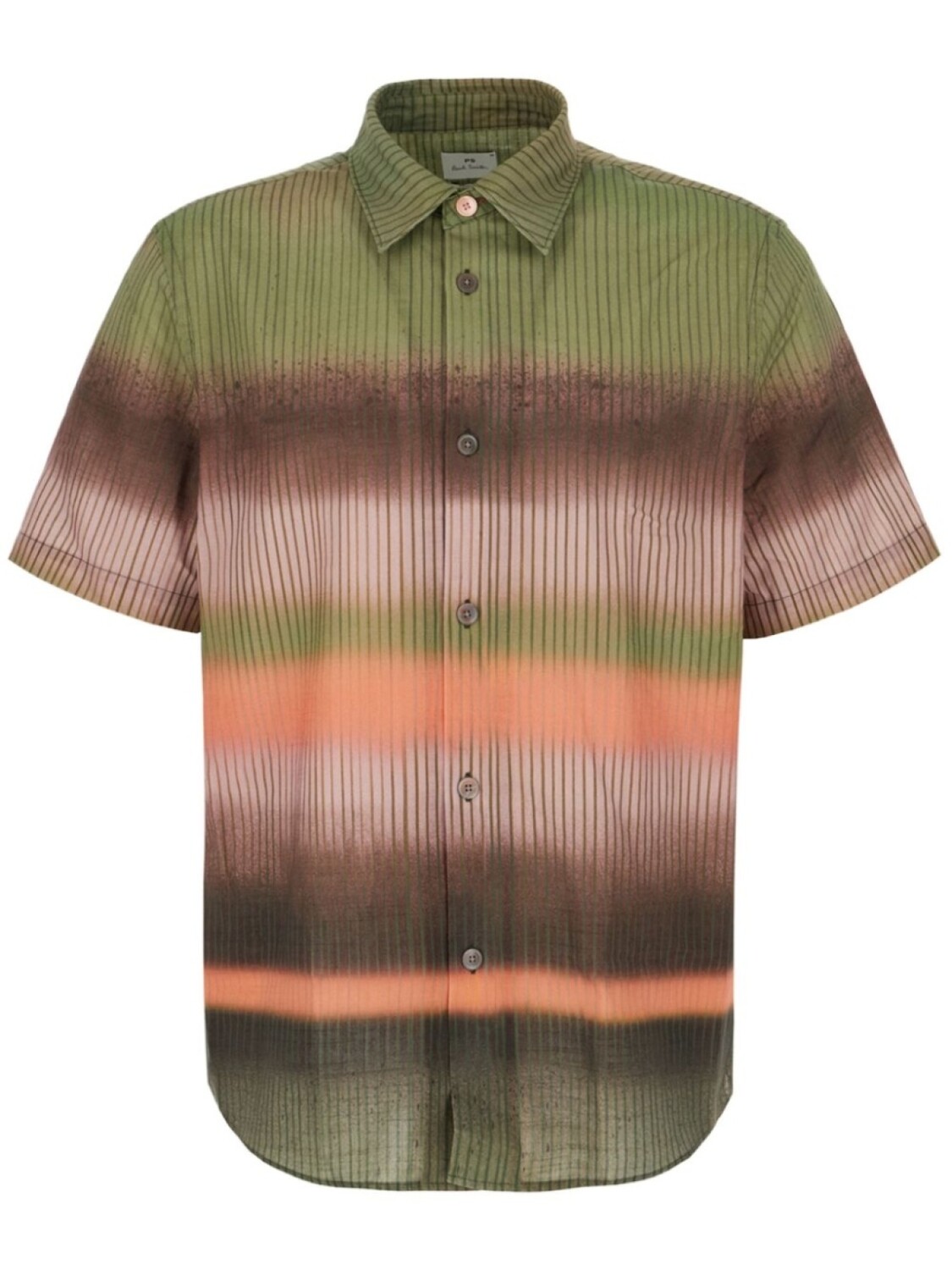 

Рубашка из хлопка с принтом Paul Smith, зеленый