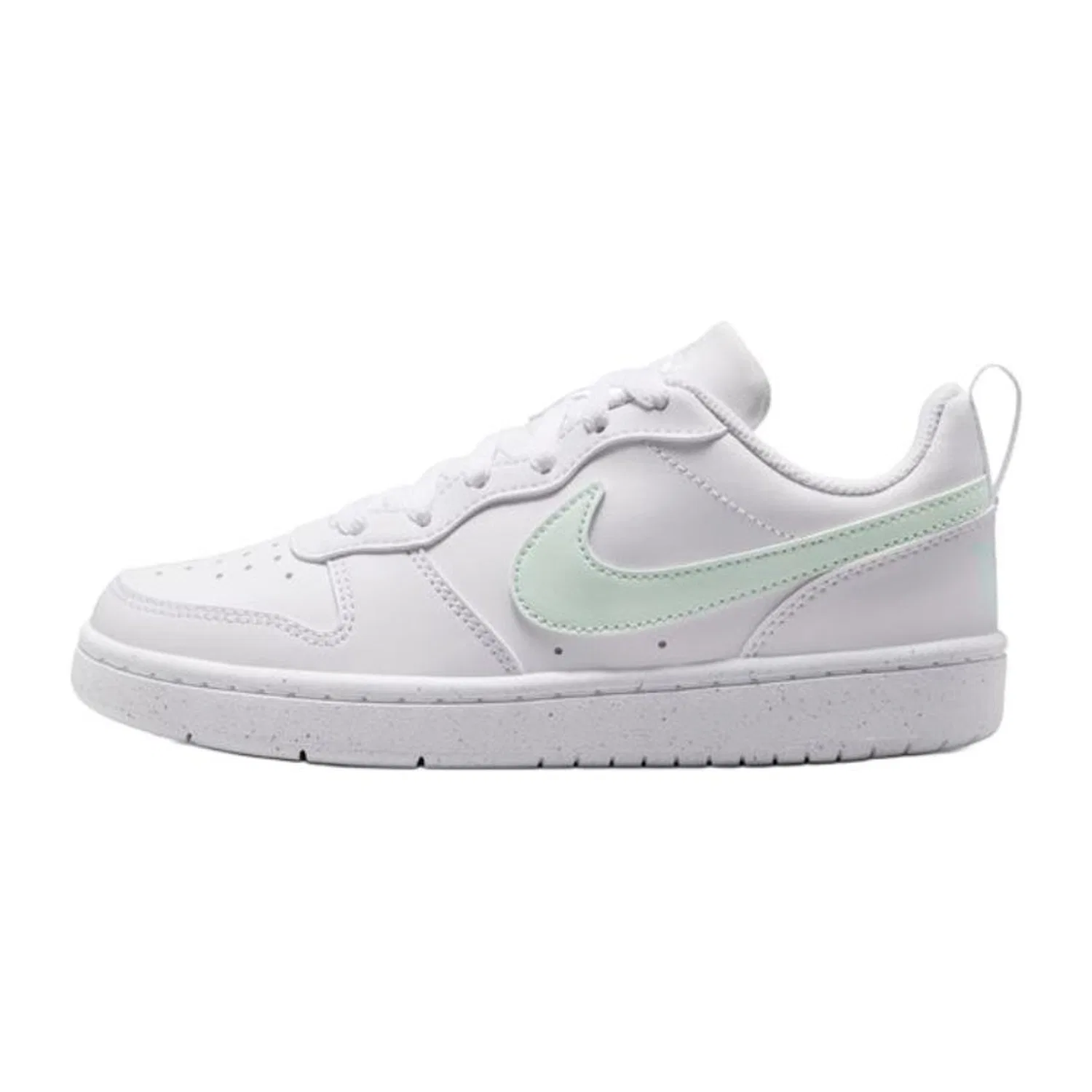 Кроссовки для скейтбординга Court Borough Low top Kids' Skateboarding Shoes White Green Nike