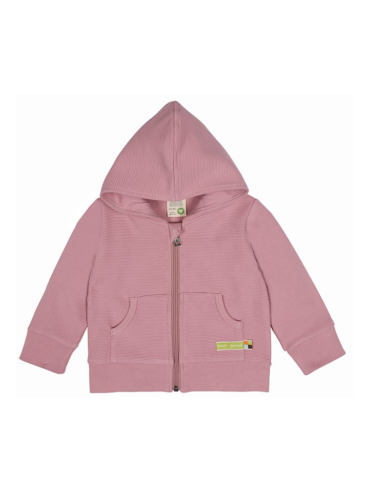 

Спортивная куртка loud + proud Sweatjacke, розовый