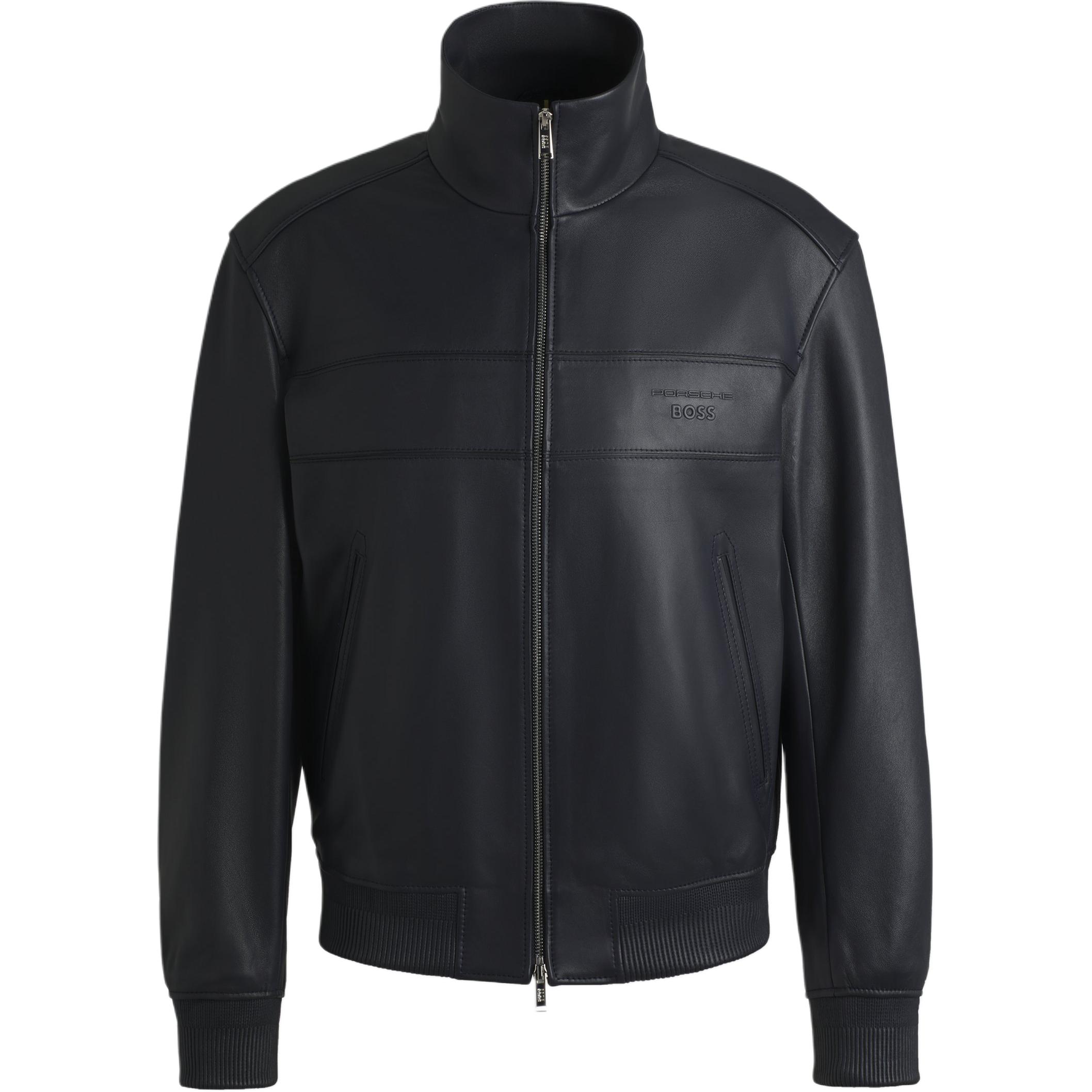 

HUGO BOSS Кожаная куртка Porsche, Dark Blue