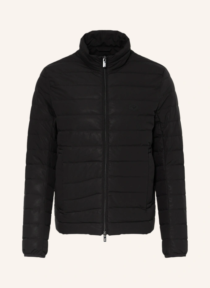 

Легкий пуховик Emporio Armani, черный