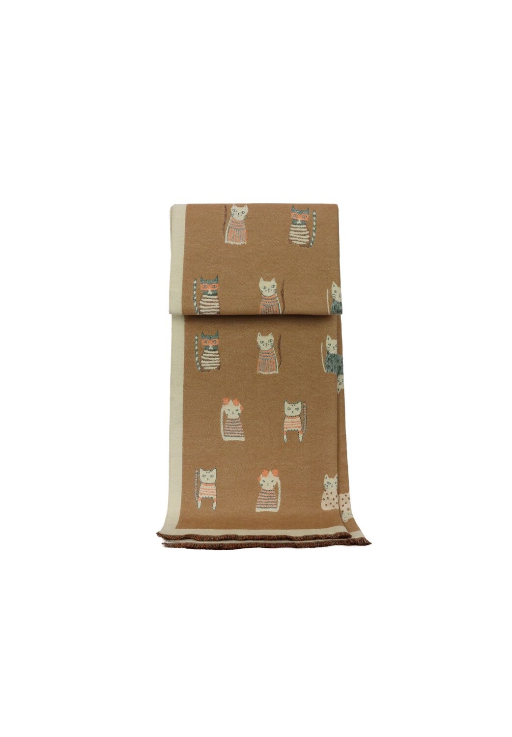 

Шарф кот Zebro, цвет Beige One Size