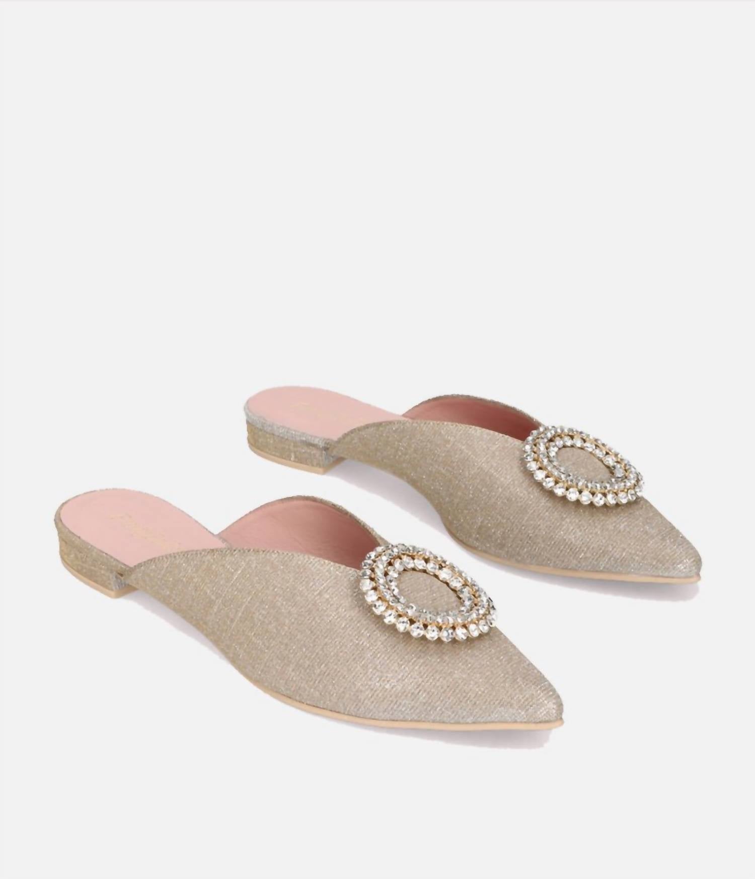Шикарные мюли на плоской подошве Platino Pretty Ballerinas, Platino