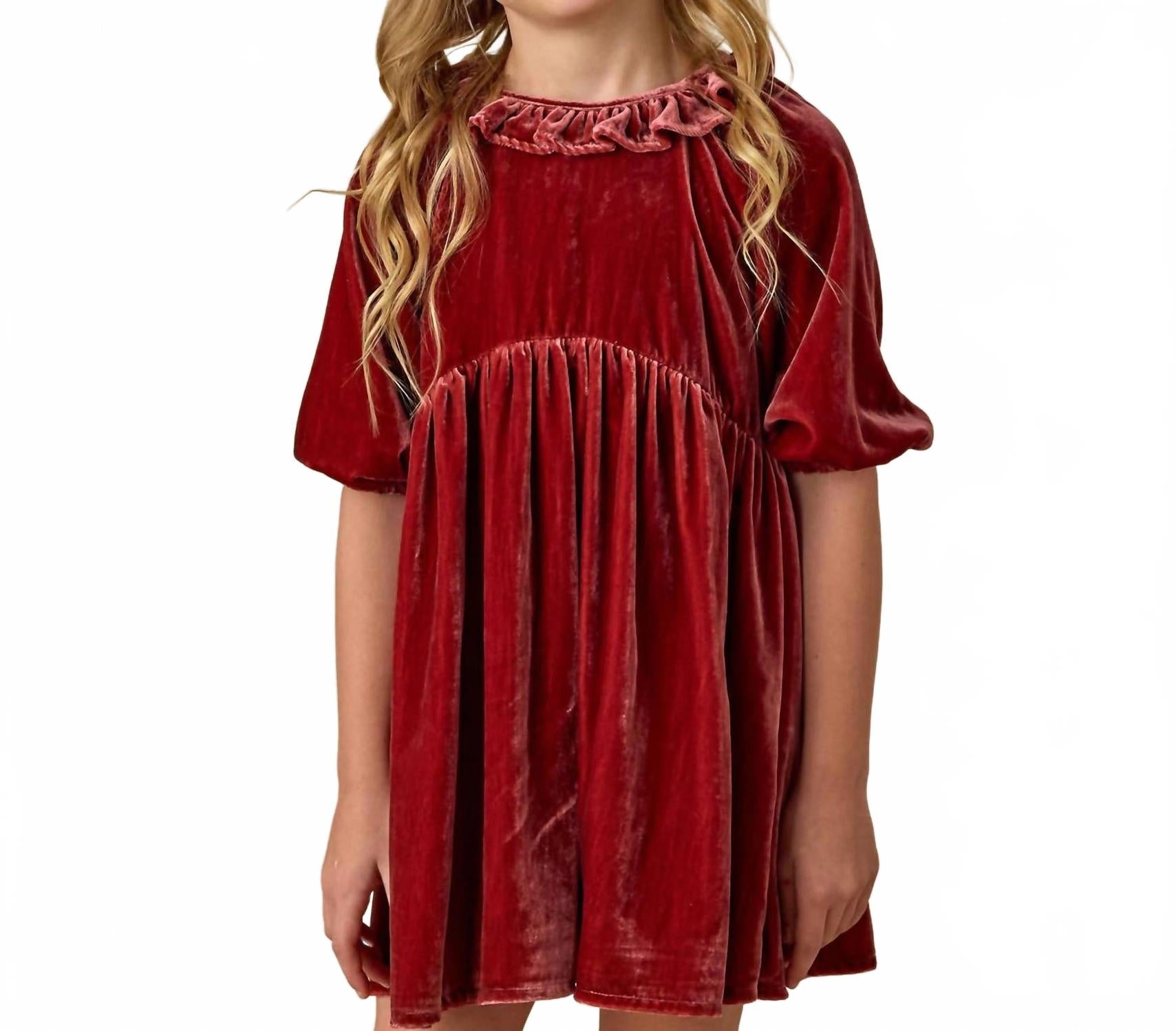 

NORALEE Платье Аделин рубинового цвета