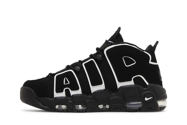 Кроссовки Air More Uptempo '96 'Black White' 2023, черный — фото 3