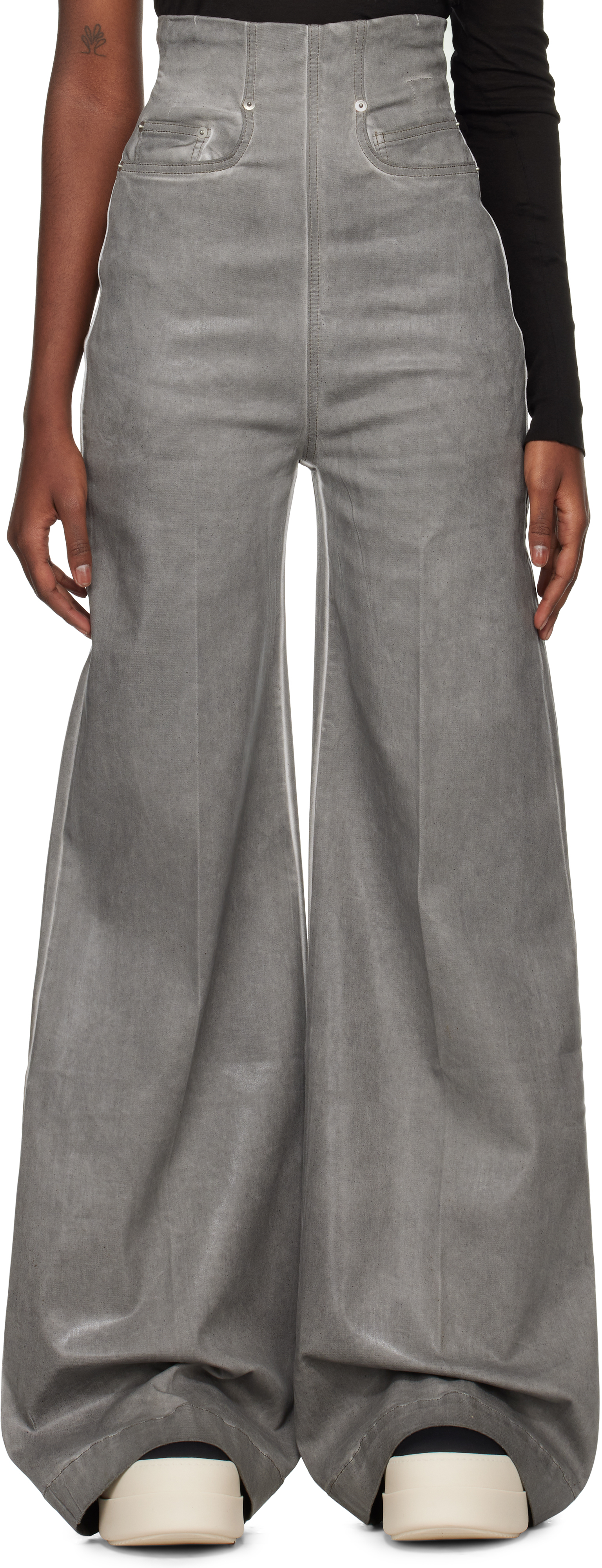 

Джинсы Rick Owens DRKHDW Off-White Porterville Dirt Cooper Rick Owens DRKSHDW