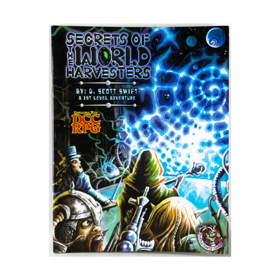 

Secrets of the World Harvesters, Dungeon Crawl Classics Role Playing Games (Goodman Games), мягкая обложка