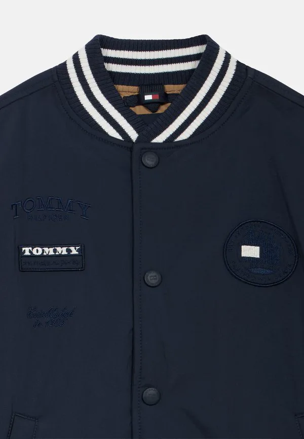 Куртка-Бомбер свободного кроя с логотипом на спине Tommy Hilfiger, Dark Night Navy — фото 3