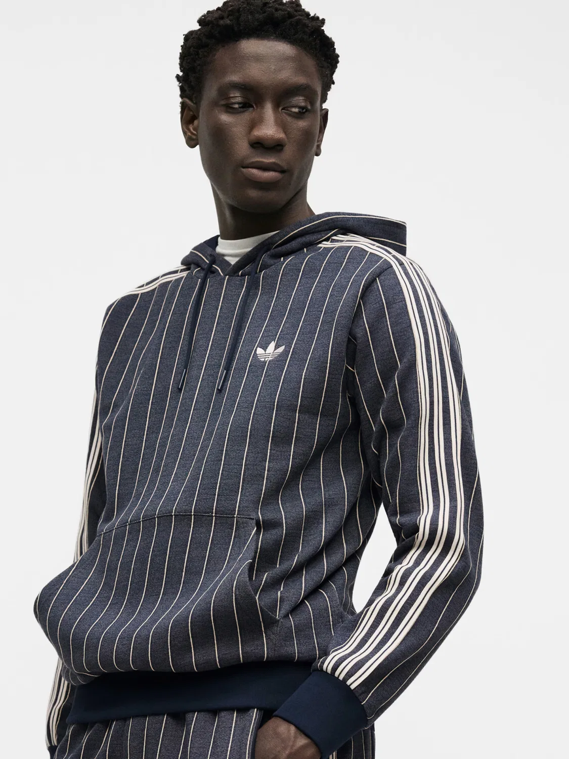 Толстовка Adidas Originals в пятнисто-синем цвете — фото 4