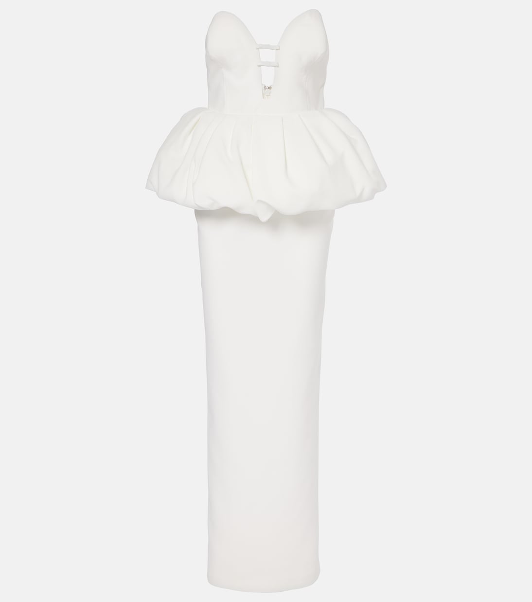 

Платье с баской Lia The New Arrivals Ilkyaz Ozel, белый