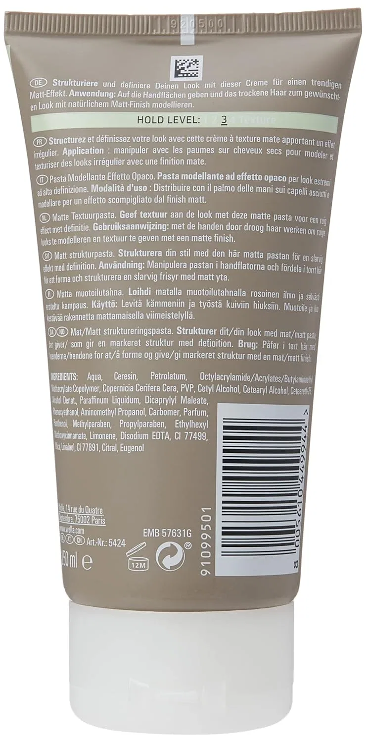 Матирующая моделирующая паста для волос «EIMI Rugged Texture» от Wella Professionals Wella — фото 3