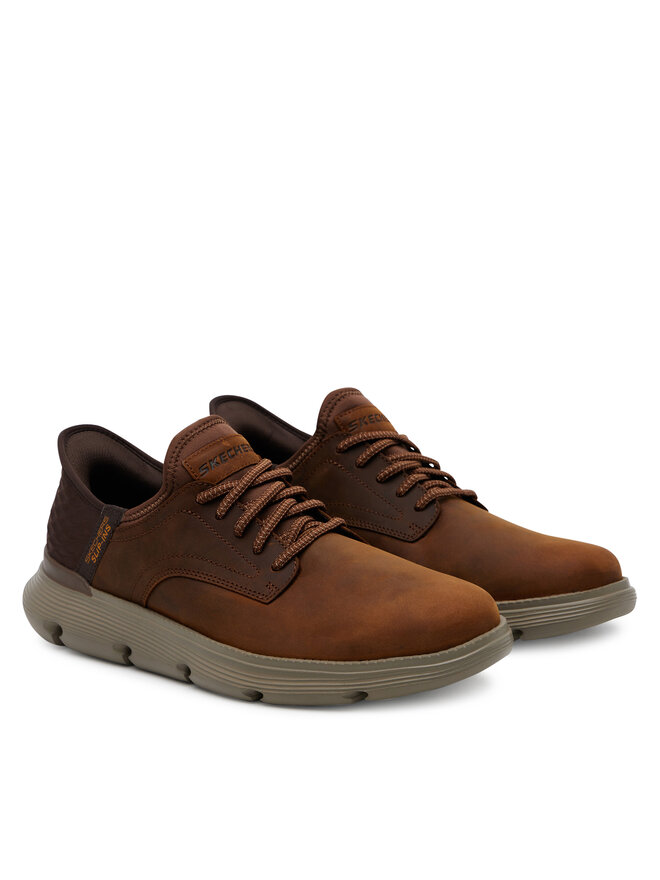 Туфли на плоской подошве Skechers Garza - Gervin 205046/CDB, коричневый — фото 2