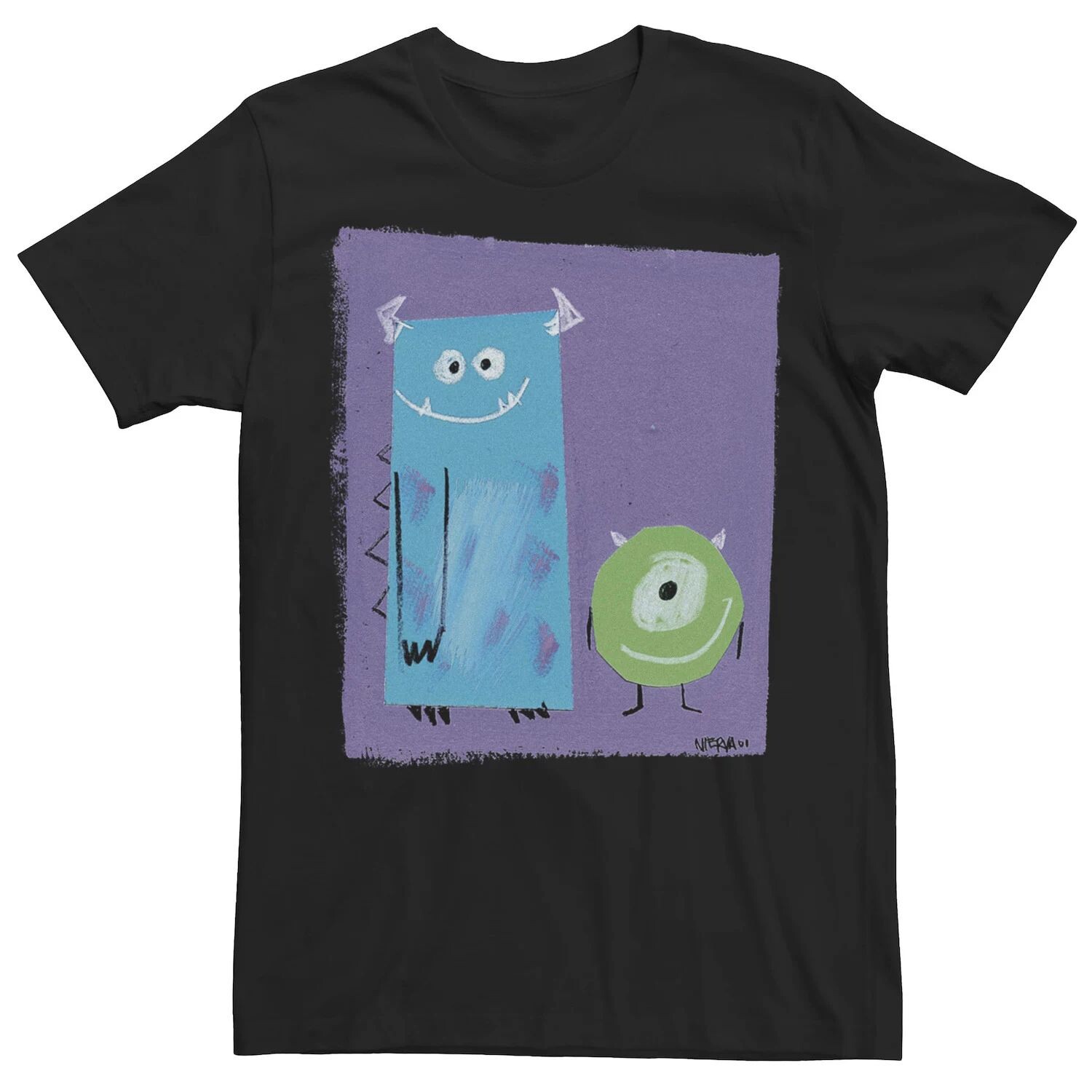 

Мужская футболка Monsters, Inc. Sulley Mike Nierva Disney / Pixar